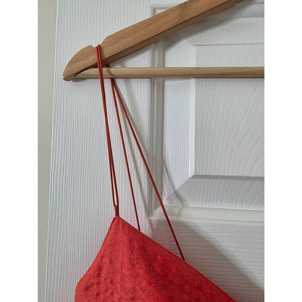 La Ligne Vibrant Orange Spaghetti-Strap Maxi Dress - Picture 8 of 12